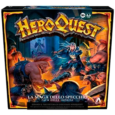 Image of Avalon Hill, HeroQuest The Mirror Magician, Enterprise Pack, Fantasy Adventure Game in Dungeon Crawler Style