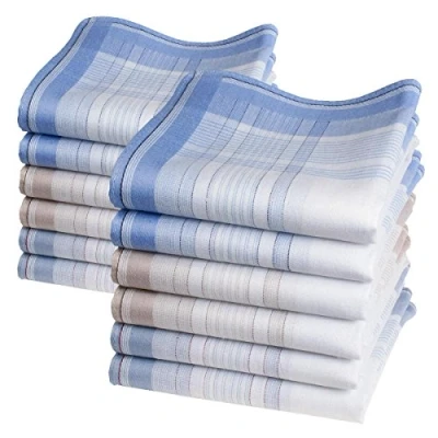 Image of &quot;Lewis&quot; Man handkerchiefs 16&quot; Square 12 Units