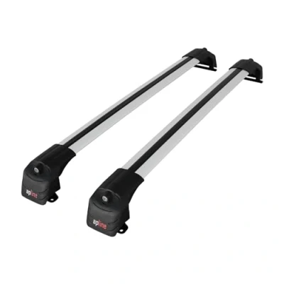 Image of apline Compatible with Honda CR V 2 2002 2006 ACE Car Roof Rack Cross Bar Grey Aluminium Bars