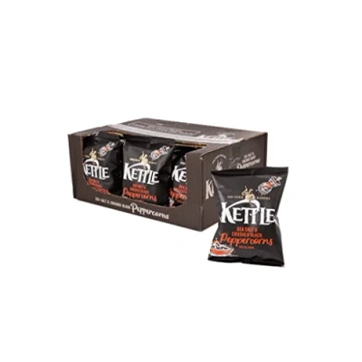 Image of Kettle Chips Sea Salt and Crushed Peppercorns 40 g (Pack of 18)