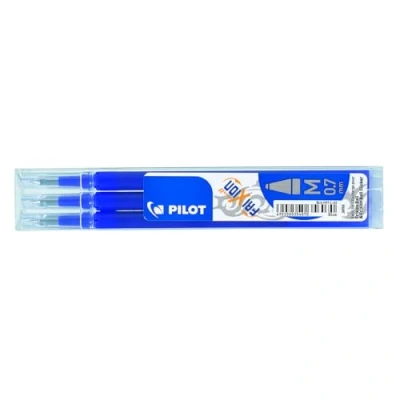 Image of Pilot Frixion 0.7 mm Tip Refill for Rollerball Pen Blue, 6 Count (Pack of 1)