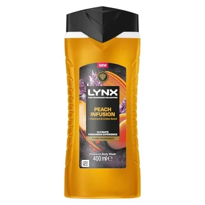 Image of Lynx Peach Infusion Body Wash for men 400 ml