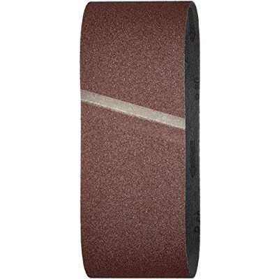 Image of wolfcraft 3 Fabric Sanding Belts 65 x 410 mm, grain 60 I 1902000