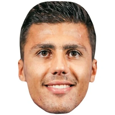 Image of Rodrigo Cascante (Smile) Celebrity Mask, Flat Card Face, Fancy Dress Mask