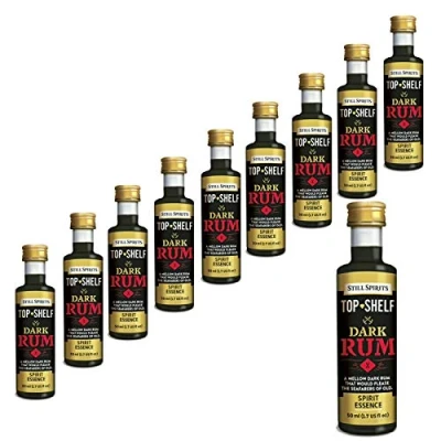 Image of 10x Still Spirits Top Shelf Dark Rum Essence Flavours 2.25L