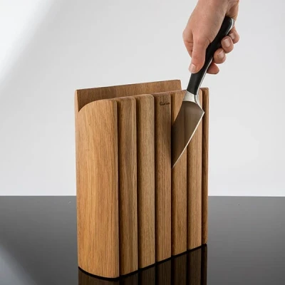 Image of Robert Welch Signature Book Oak 7 Piece Knife Block Set