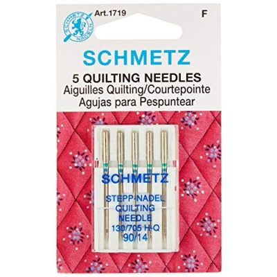 Image of Euro Notions Quilt Machine Needles Size 14/90 5/Pkg, Other, Multicoloured, 2.25 x 7.84 11.39 cm