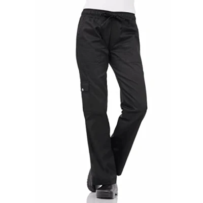 Image of Chef Works Womens Cargo Chefs Trousers Black M