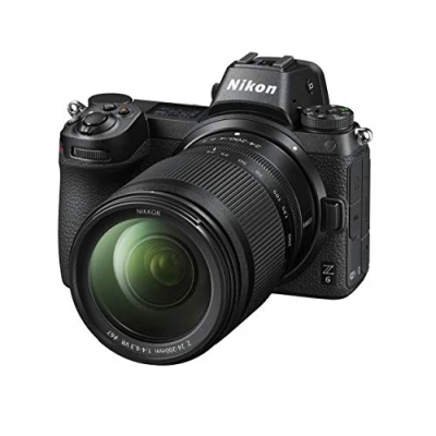 Image of Nikon Z 6II + 24 200 f/4 6.3 VR Lens, Full Frame Hybrid Digital Camera (24.5MP, 4K/30p, 14fps Burst, 5 Axis Sensor Stab, Dual SD &amp; XQD or CFexpress Slots)
