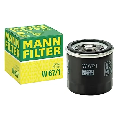 Image of MANN Filter W 67/1 Oil CARS + TRANSPORTERS, Black