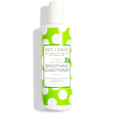 Image of Spots &amp; Stripes Tangle Wrangler Smoothing Conditioner for Girls, a Sweet Smelling Serious Hair Detangler Kids, Boosts Shine, Silicone Free (250ml)
