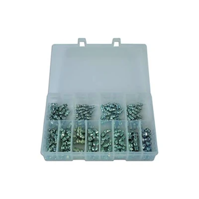 Image of Connect 31842 Assorted Metric &amp; Imperial Grease Nipples 130pc