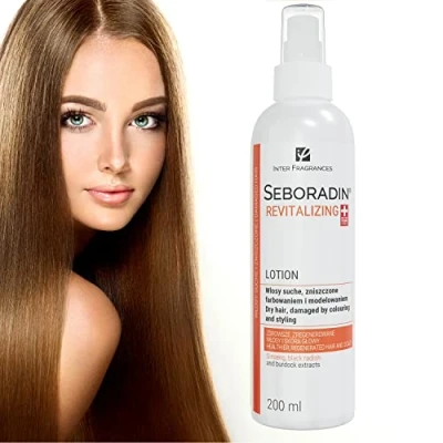 Image of SEBORADIN REVITALIZING Hair Lotion for Dry Damaged Color 200 ml Repair Protection Conditioner Spray &amp; Scalp Treatment Moisturizing Nourishing Care Products