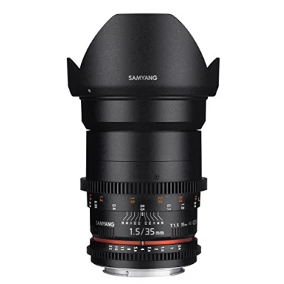 Image of Samyang 35 mm T1.5 VDSLR II Manual Focus Video Lens for Nikon DSLR Camera