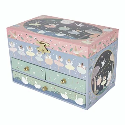 Image of Floss &amp; Rock 43P6389 Enchanted Musical Jewelry Box with 3 Drawers