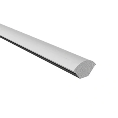 Image of 3 x White 19mm Quadrant UPVC Trim Length: 1.2 Metres. Internal Corner Angle
