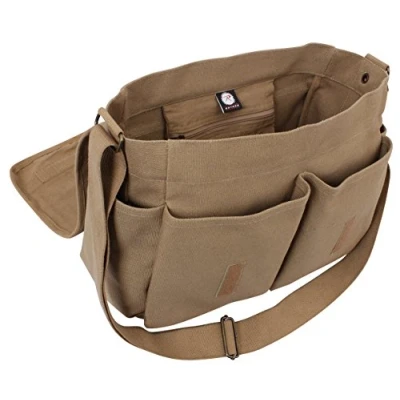 Image of ROTHCO Vintage Washed Canvas Messenger Bag