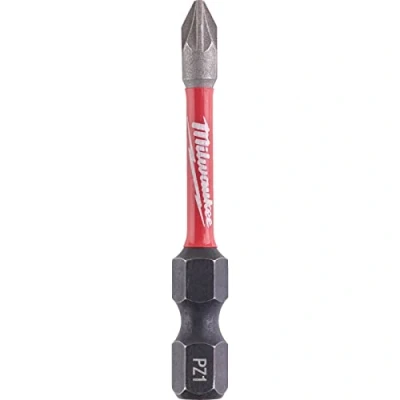 Image of Milwaukee Shockwave Impact Duty Pozi Screwdriver Bit PZ2 x 50mm (2 Pack)