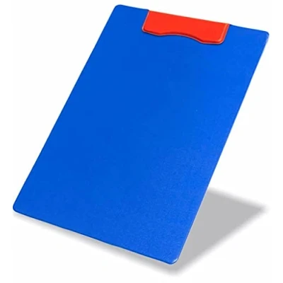 Image of P Store PaulStore A4 Magnetic Clipboard Clip Cover File Holder Folder Wallet Board Blue &amp; Red