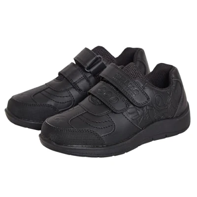 Image of Sonic The Hedgehog Boys School Shoes Black 12 UK Child
