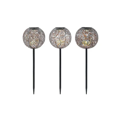 Image of Lindby Vilani LED solar lamp in a set of 3