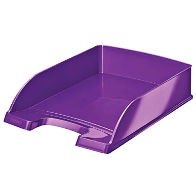 Image of Leitz A4 Letter Tray, Purple, WOW Range, 52263062