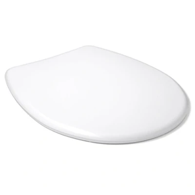 Image of TATAY Toilet seat, in thermoplastic material, high impact resistance, recyclable and long lasting. White colour, glossy finish