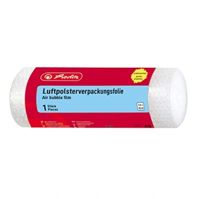 Image of Herlitz Bubble Wrap Roll 1 Pack of 5 m x 40 cm