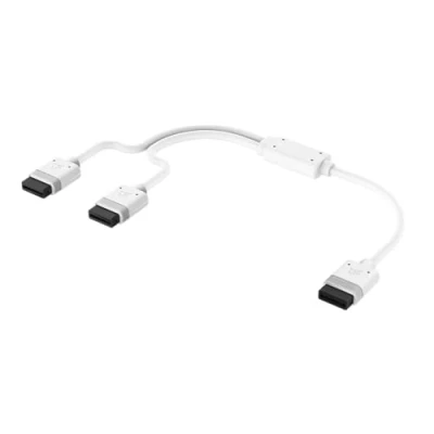 Image of Corsair iCUE LINK Y Cable 600mm Straight White