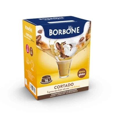 Image of 96 Borbone Coffee Capsules Compatible with Lavazza a Modo Mio Cortado Espresso Macchiato L&#039;Emporio del Caffè