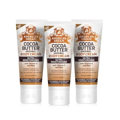 Image of American Dream Travel Size Cocoa Butter Original Body Cream 100g Pack of 3