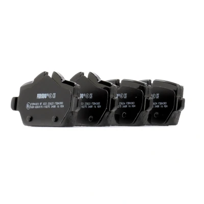 Image of 34212288889, 34212288890, 34216777240 Brake pad set FERODO PREMIER ECO FRICTION FDB4383 prepared for wear indicator without accessories