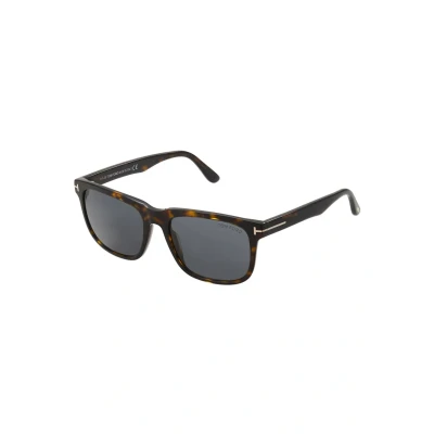 Image of TOM FORD Man FT0775 Stephenson 52a Sunglasses Acetate Dark havana Smoke Squat Normal