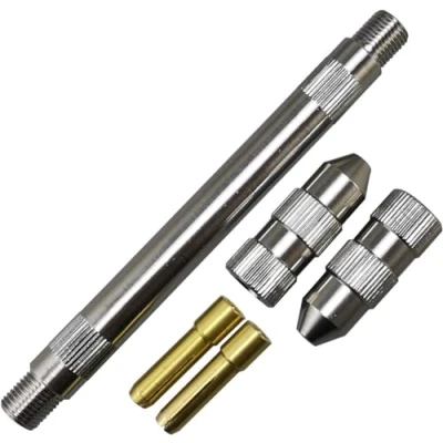 Image of RIVERWELD Manual Gripper of Tungsten Grinder Collet Body (2.4mm) and (3.2mm) Sharpener for TIG Welding