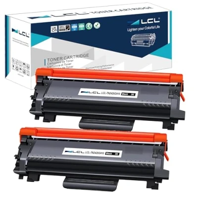 Image of LCL Compatible Toner Cartridge TN2420 TN 2420 TN2410 2410 3000 pages (2 Black) Replacement for Brother HL L2375DW DCP L2550DW MFC L2715DW L2350DW L2310D L2357DW L2370DN