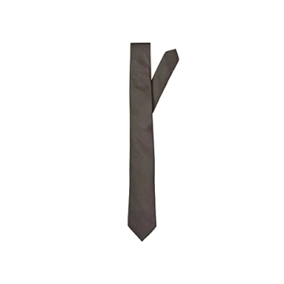 Image of SELECTED HOMME Men&#039;s Slhnew Plain Tie 7cm Noos B Neck, Brown (Demitasse Demitasse), One Size