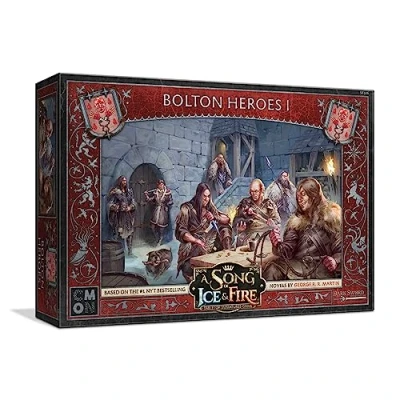 Image of A Song of Ice and Fire Tabletop Miniatures Bolton Heroes I Box Set Strategy Game for Teens Adults, Ages 14+, 2+ Players, 45 60 Minute Playtime, Made by CMON