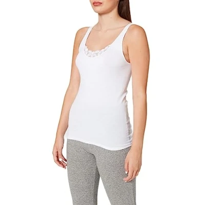 Image of Schiesser Women&#039;s Tank Top with Lace Shirt Concept