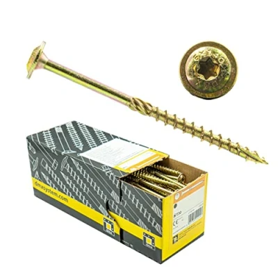 Image of 50 x Construction Screws 8 280 mm T40 Flat Head Wood