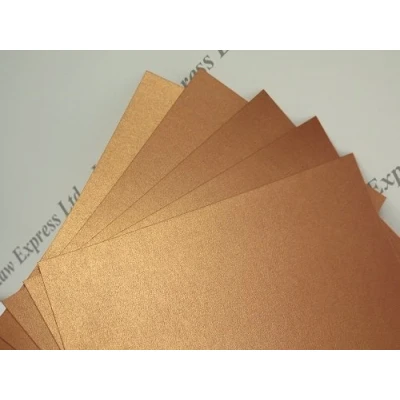 Image of Pearlescent Shimmer Copper Card 2 Sided A4 300gsm x 20 AM375