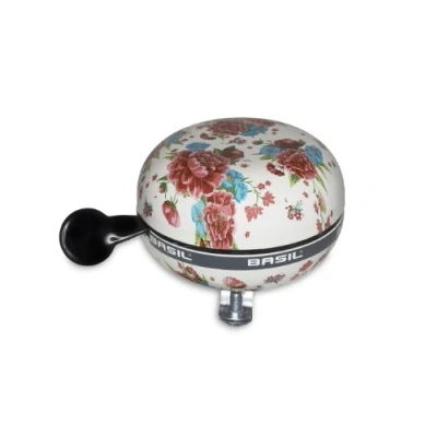 Image of Basil Unisex AdultDing Dong Big Bloom Bicycle Bell, Red (Scarlet Red), 8 cm