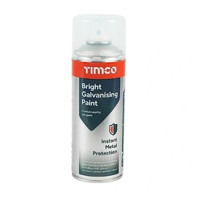 Image of Timco Bright Galvanising Paint (Size 380ml 1 Each)