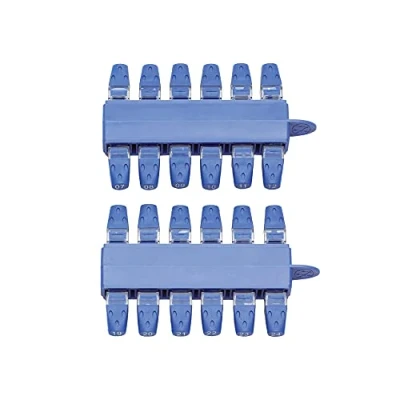 Image of TREND Networks 158051 VDV II Series Cable Identifiers RJ45 Plastic Numbered Patch Panel #1 #24 Set of 24