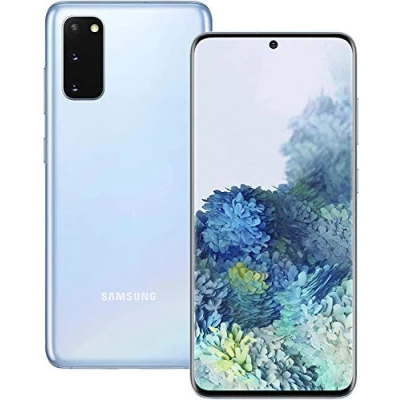 Image of 2020 Samsung Galaxy S20 5G 128GB Cloud Blue, Dual SIM (eSIM) (Renewed)