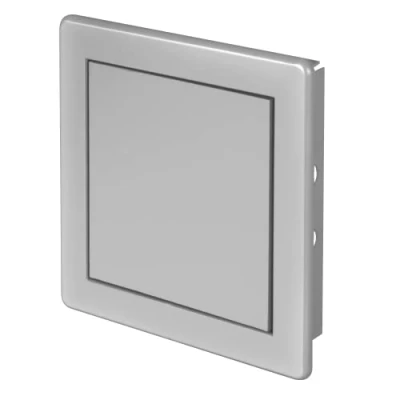 Image of Access Panel 150x150mm (6x6inch) Satin Silver Finish High Quality ABS Plastic