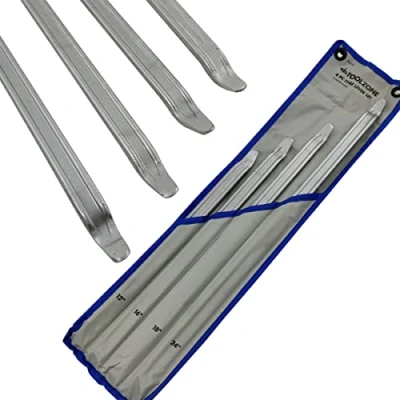 Image of Toolzone 4 Piece Tyre Lever Set In Tetron Pouch
