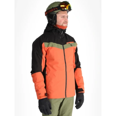 Image of Dare 2b Men&#039;s Water repellent Eagle II Ski Jacket Orange Rust Black, Size: Xxxl