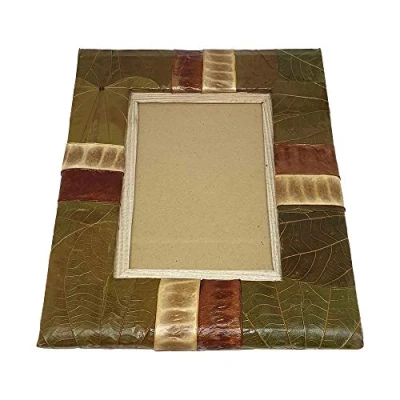 Image of VIE Handmade Photo Frame, Crafted from Natural Materials, 20x16 cm