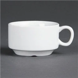 Image of Olympia Whiteware Stacking Espresso Cups 85ml 3oz (12 pack)