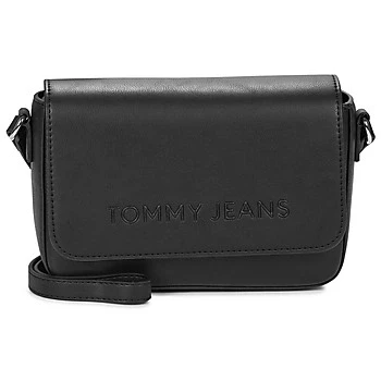 Image of Tommy Jeans MUST FLAP Crossover Across body bag, Women&#039;s, Size: One Size, Black